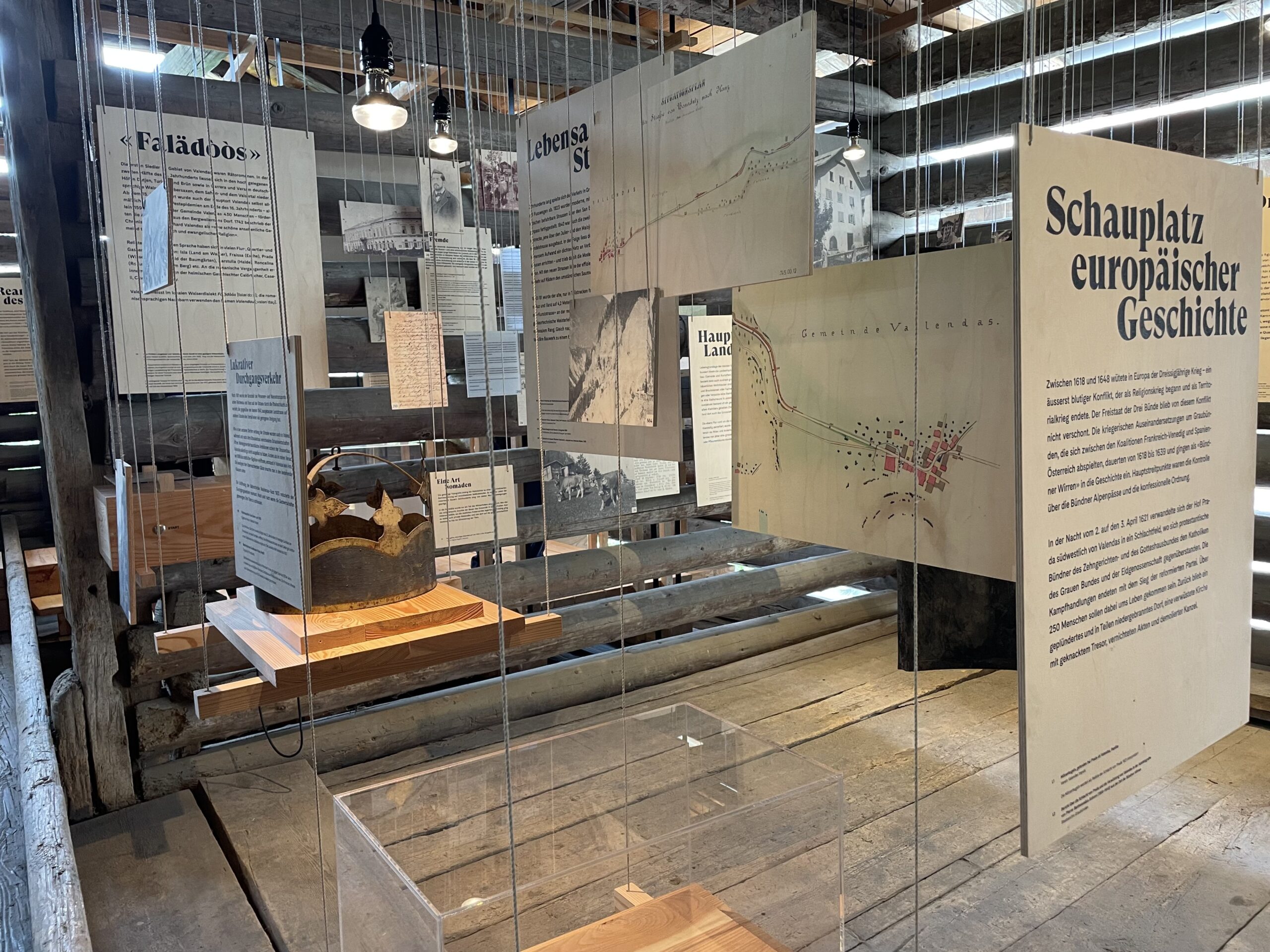Ausstellung Dorfentwicklung Valendas